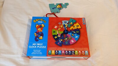 Cbeebies Meine erste Uhr Puzzle 12 Teile mit Lernkarten 