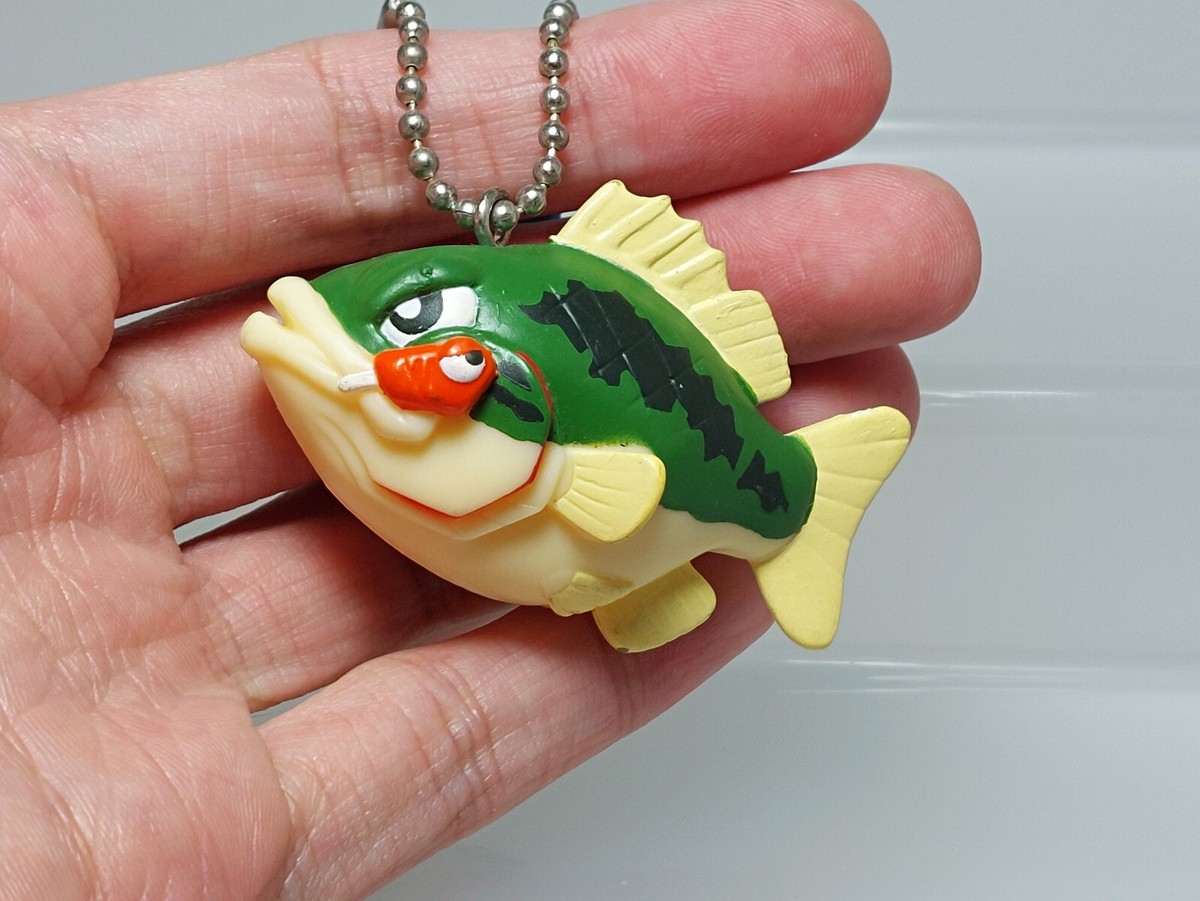 SEGA GetBass キーホルダー Get Bass Sega Bass Fishing Keychain Figure SEGA 1998 Japan E06 1.5