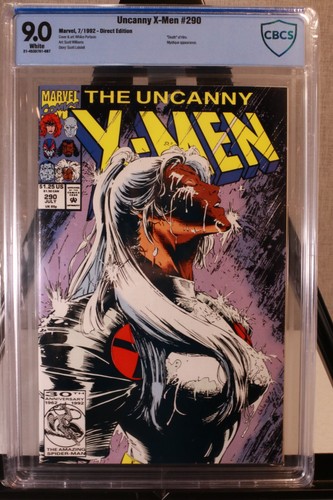 UNCANNY X-MEN #290 CBCS 9.0 WP 1992 🔥 Death of Cyburai & Hiro 🔥 FRESHLY GRADED