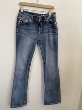 Miss Me jeans style 8951B color MK 717 sequin and rhinestones size 30