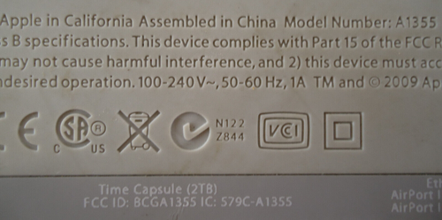 Apple Time Capsule 2TB A1355 (LS-A5) * - Bild 6 von 6