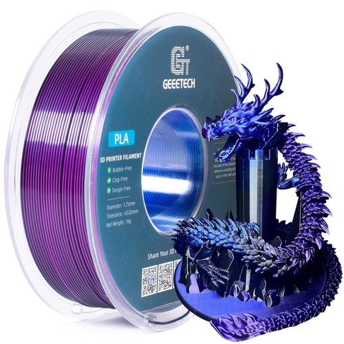 1 kg de filaments 3D Geeetech PLA/PETG/TPU/ABS/marbre/soie/fibre de carbone/résine FR - Photo 104/203