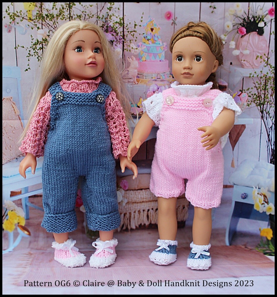KNITTING PATTERN OG6 FOR 18 knitting-pattern-og6-for-18-fashion-doll-fits-american-girl-our-generation-ebay