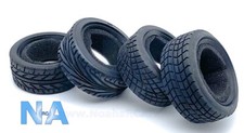 RC Car 1:10 Road Tyre Set Scale Rubber 62mm 26mm HSP Tamiya HPI Kyosho