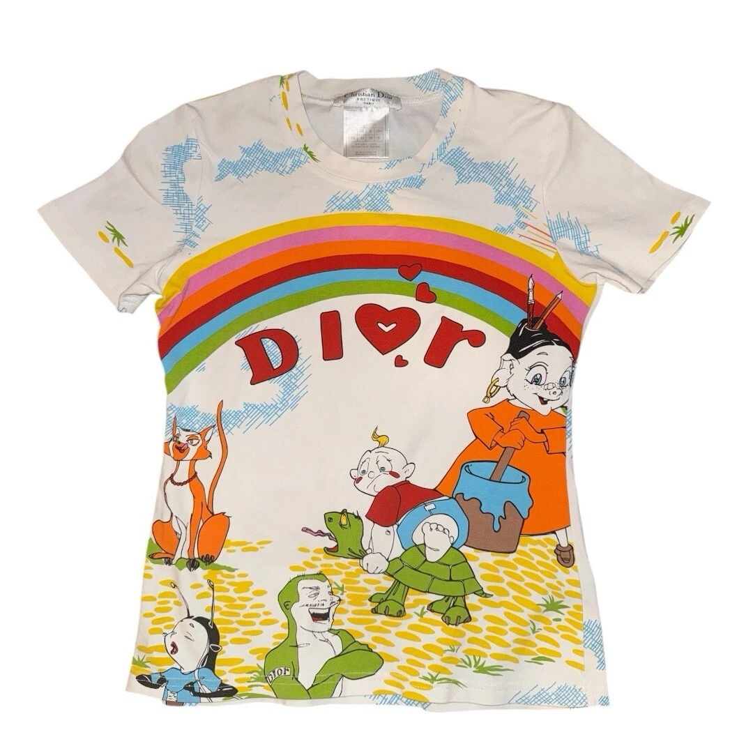 Dior — Dior Cartoon  T-shirt by John Galliano