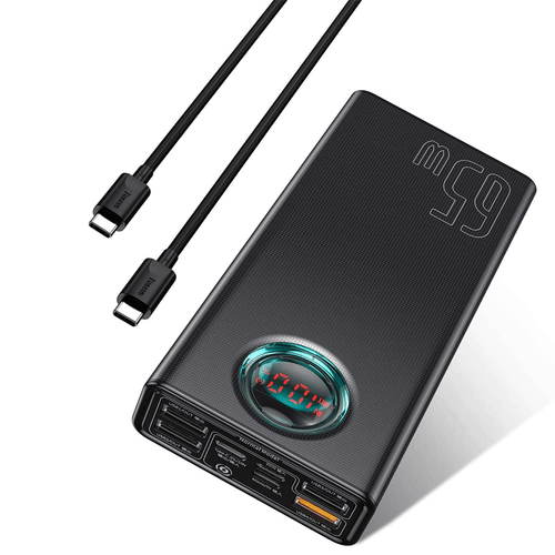 Baseus Power Bank 30000mAh PD 65W/140W QC4.0 Schnellladung USB C Externer Akku - Bild 12 von 15