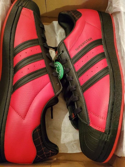 Miles Morales adidas Spiderman Superstar PlayStation 5 X Size US 9 for sale  online | eBay
