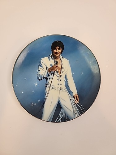 Elvis Presley “King of Las Vegas” 1991 Delphi Collectors Plate Be Mine Tonight - Picture 4 of 4