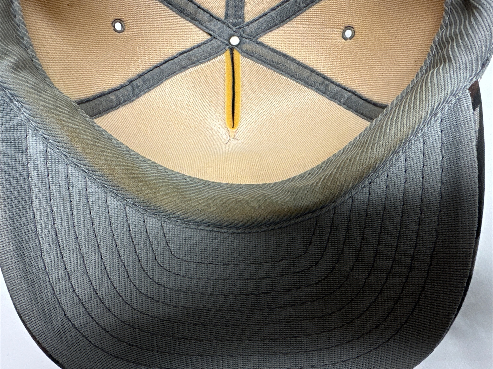 Vintage 80s 90s San Sun Tall Pines Resort Lake Lawrence Foam SnapBack Camo Hat