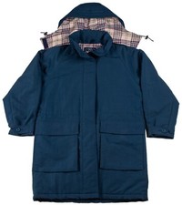 Vintage 1980s The Woolrich Woman Plaid Wool Lined Hooded Chore Parka Jacket MED