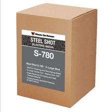 Steel Shot S-780, No. 10 Shotgun Equivalent - Blasting Media - X-Large Shot Size