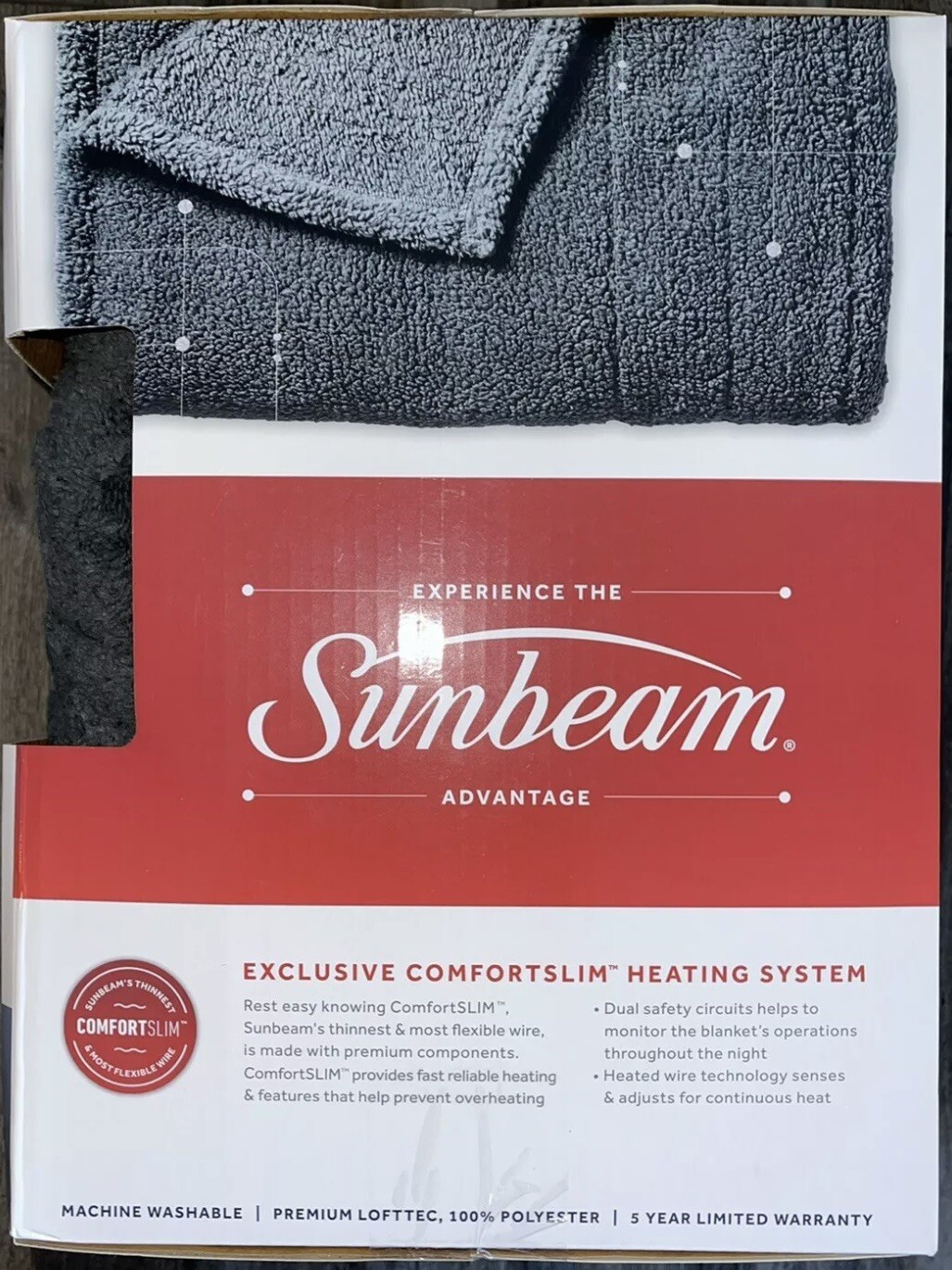 Sunbeam Connected WiFi Heated Electric Blanket, Lofttec,
