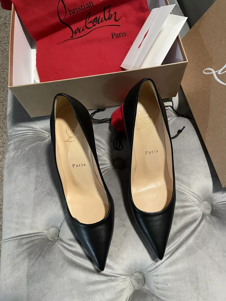 Christian Louboutin Heels So Kate Nappa Shiny Black Size 35