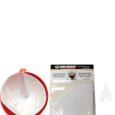 Multi OS King Kooker PF10 Disposable Paper Oil Funnel Filters-12 Pack