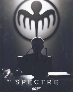 CHRISTOPH WALTZ 007 JAMES BOND AUTHENTIC AUTOGRAPH SPECTRE BLOFELD!