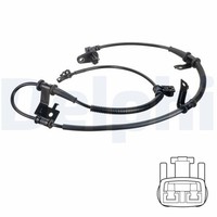 Delphi ABS Sensor Raddrehzahl SS20535 FüR KIA Soul AM 1 Crdi 115 128 Cvvt GDI