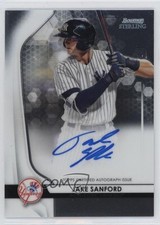 2020 Bowman Sterling Prospect Auto Jake Sanford #BSPA-JS Auto 19iy