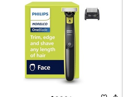 Philips Norelco One 360 Hybrid Face, Electric Beard Trimmer and Shaver, with 360