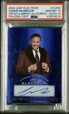 PSA 10 10 Conor McGregor Autograph 2024 Leaf Electrum Purple Auto Signed Card