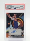 JALEN BRUNSON 2023-24 TOPPS FINEST BLACK GEOMETRIC AUTO /25 KNICKS PSA 10 Q0004