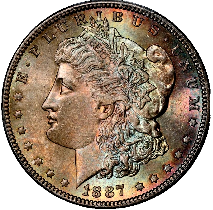 MS 63 Graded 1887 Year Morgan US Dollars (1878-1921) for sale | eBay