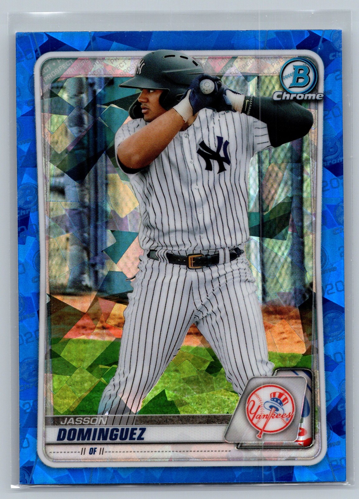 Jasson Dominguez 2020 Bowman Draft Sapphire Edition #BD-151 New York Yankees