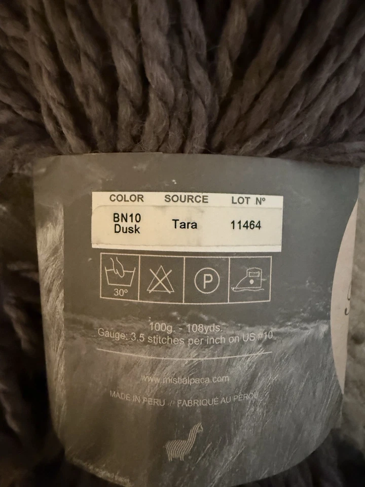 Hilo de alpaca Misti Best of Nature 100 % alpaca BN10 anochecer Foto 3 de 3