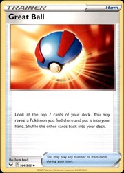 Great Ball 132/159 Crown Zenith Uncommon Trainer