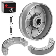 Rear Brake Drum Hub for Honda Foreman 400 450 TRX400 TRX450 W/ Shoes Spring Kit