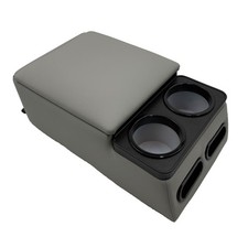 Universal Truck Seatbench Center Console Organizer With Cup Holdersgray