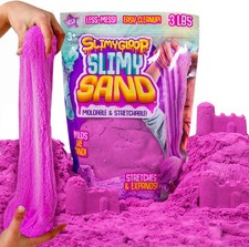 SLIMYGLOOP Slimy Sand, 3 Lbs of Stretchable, Expandable, Moldable Cloud...