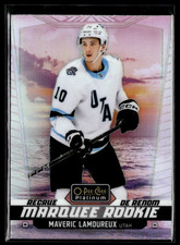 2024-25 O-Pee-Chee Platinum Marquee Rookie Sunset #291 Maveric Lamoureux RC