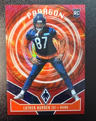 2025 PANINI PHOENIX LUTHER BURDEN III PARAGON SILVER /249 CHICAGO BEARS #15
