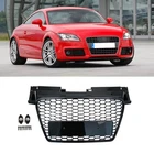 HONEYCOMB SPORT MESH TTRS STYLE HEX GRILLE GRILL BLACK FOR 2007-2014 AUDI TT 8J