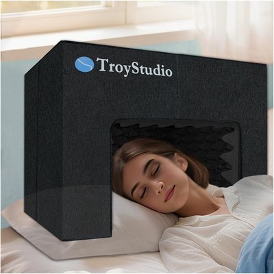TroyStudio Soundproof Bed Tent, Full, Compact, Enhanced Foam 