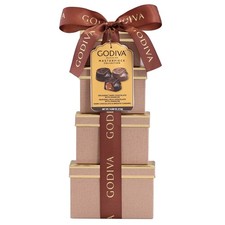 Godiva Belgium Masterpiece Collection Chocolates 4 Box Tower 14.6 oz