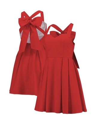 Lauren James Livingston Seersucker Fit & Flare Sleeveless Dress Size Small