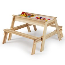 COSTWAY Kids Picnic Table 4 in