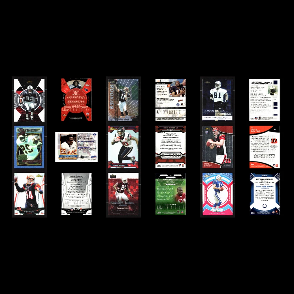 Topps Mejor Lote (161) Refractores Serie Numerados Oro Aikman Deion Estrellas Salón de la fama Foto 3 de 4