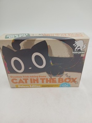 Bezier Games Cat In The Box Deluxe Edition Quantum Board Game New Sealed 3-5 14+