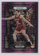 2024-25 Panini Prizm Draft Picks Purple Pulsar Prizm 33/55 Quinten Post #73 p7i