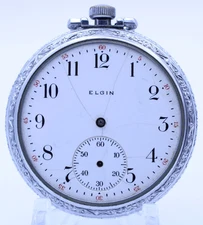 ELGIN 15j #18098229 Gr. 315, 12s POCKET WATCH FOR REPAIR (M16)