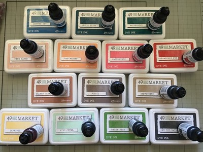 49 and Market - Dye Ink - Bundle 14 Stempelfarben samt Re-Inker