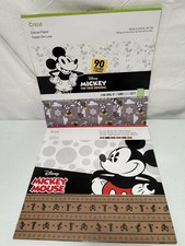 2 Cricut Deluxe Paper, Disney Perfect Pair, Mickey Friends, Set Sail NEW 12x12