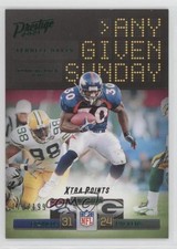 2021 Prestige Any Given Sunday Xtra Points Green 173/199 Terrell Davis HOF 0c3