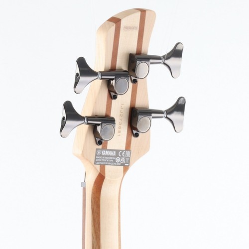 YAMAHA TRBX604FM Mat Amber Used Flame Maple Top Alder Back Body w/Soft Case - Picture 6 of 7