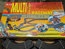 Tomy AFX Multi Level Raceway Slot Car Set w/Mega G+ Cars