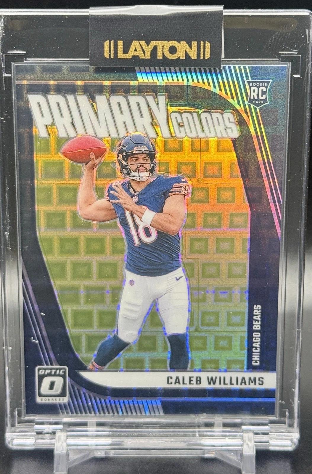 Caleb Williams Panini Donruss Optic Rookie Primary Colors #1 Black Pandora