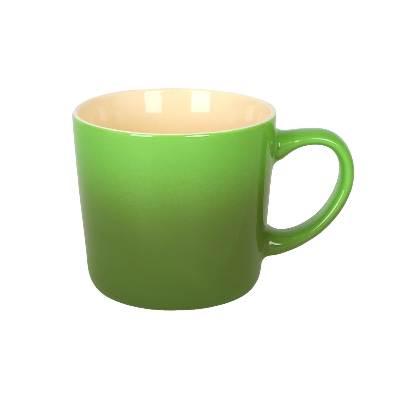 B&Q -  330Ml Ombre Coffee MugGreenGlazed New Bone China Tea Mug Vegan Friendly Stoneware Ceramic Cup - Image 2