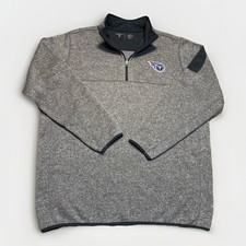 Tennessee Titans Antigua Pullover 1/4 Zip Mens 2XLT NFL Football Warm Jacket
